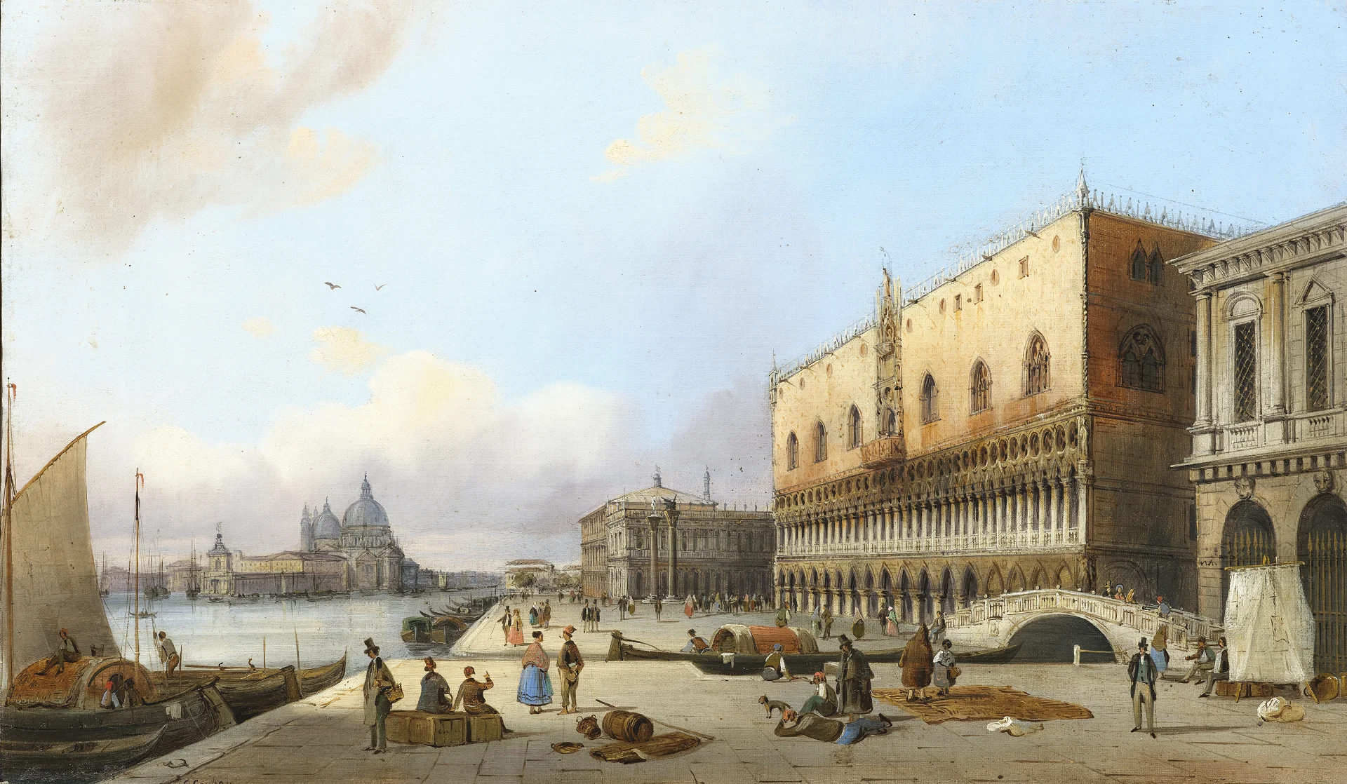 Grubacs Carlo Riva degli Schiavoni 26X43,5 cm Grubacs Carlo Riva degli Schiavoni 26X43,5 cm